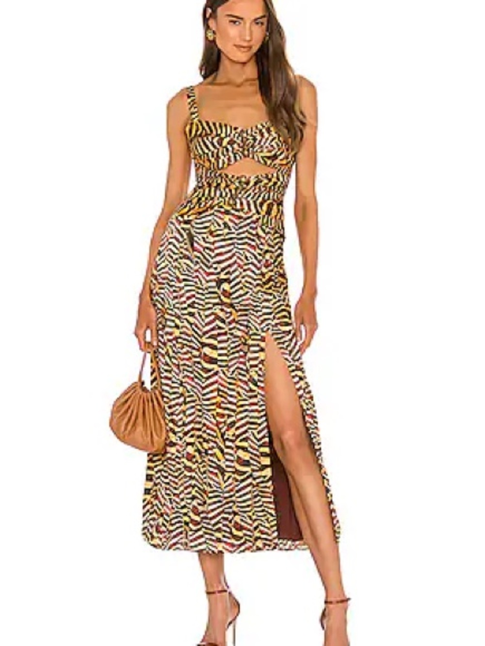 Morgada Dress in Sand Savanna ALEXIS Size Small